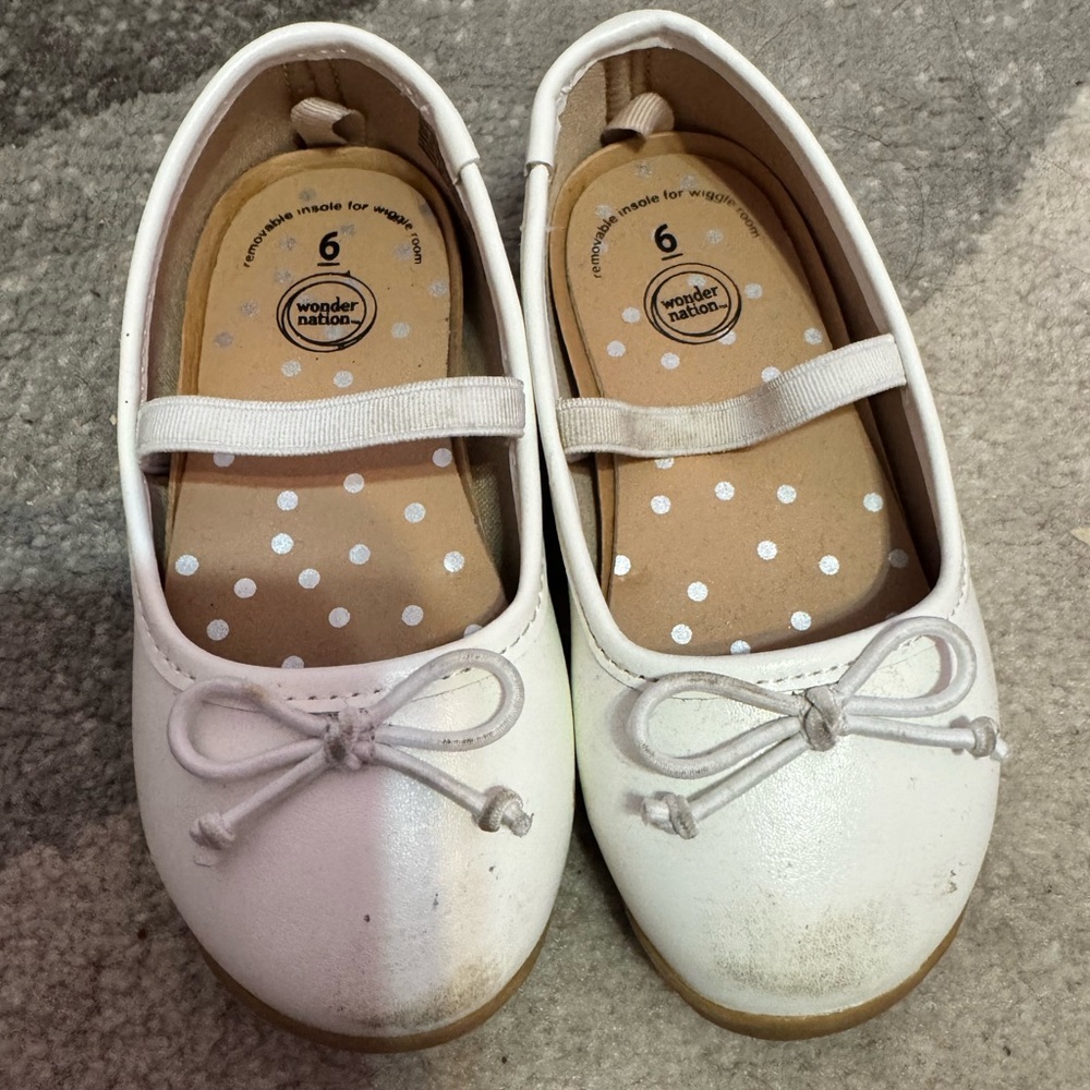 Wonder Nation Toddler Girl Dress Shoes 6